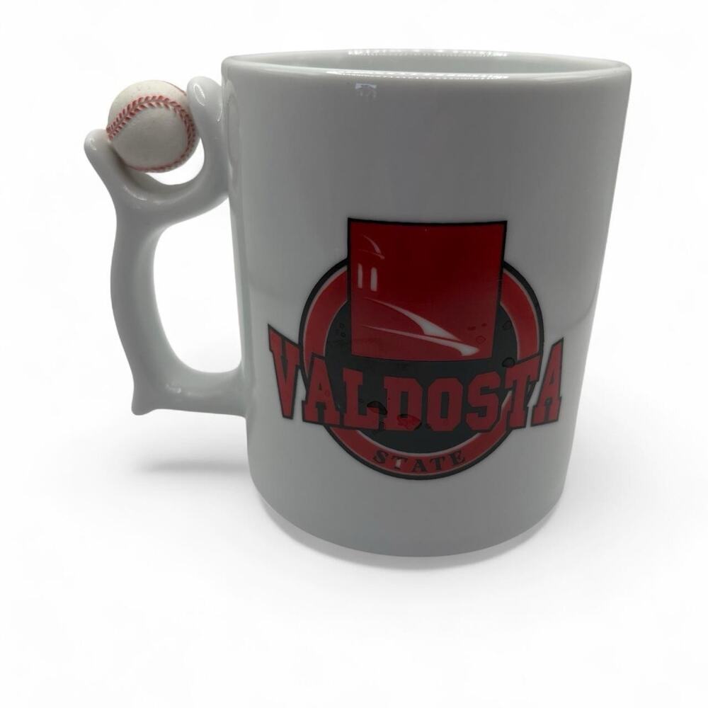 Vintage 1997 Valdosta State University Baseball Handle Mug Spinner Hug Dragons